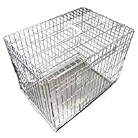 Ellie-Bo Jaula Plegable 2 Puerta con Orificio Bandeja de Metal Grande (91-4 cm) para Perro.
